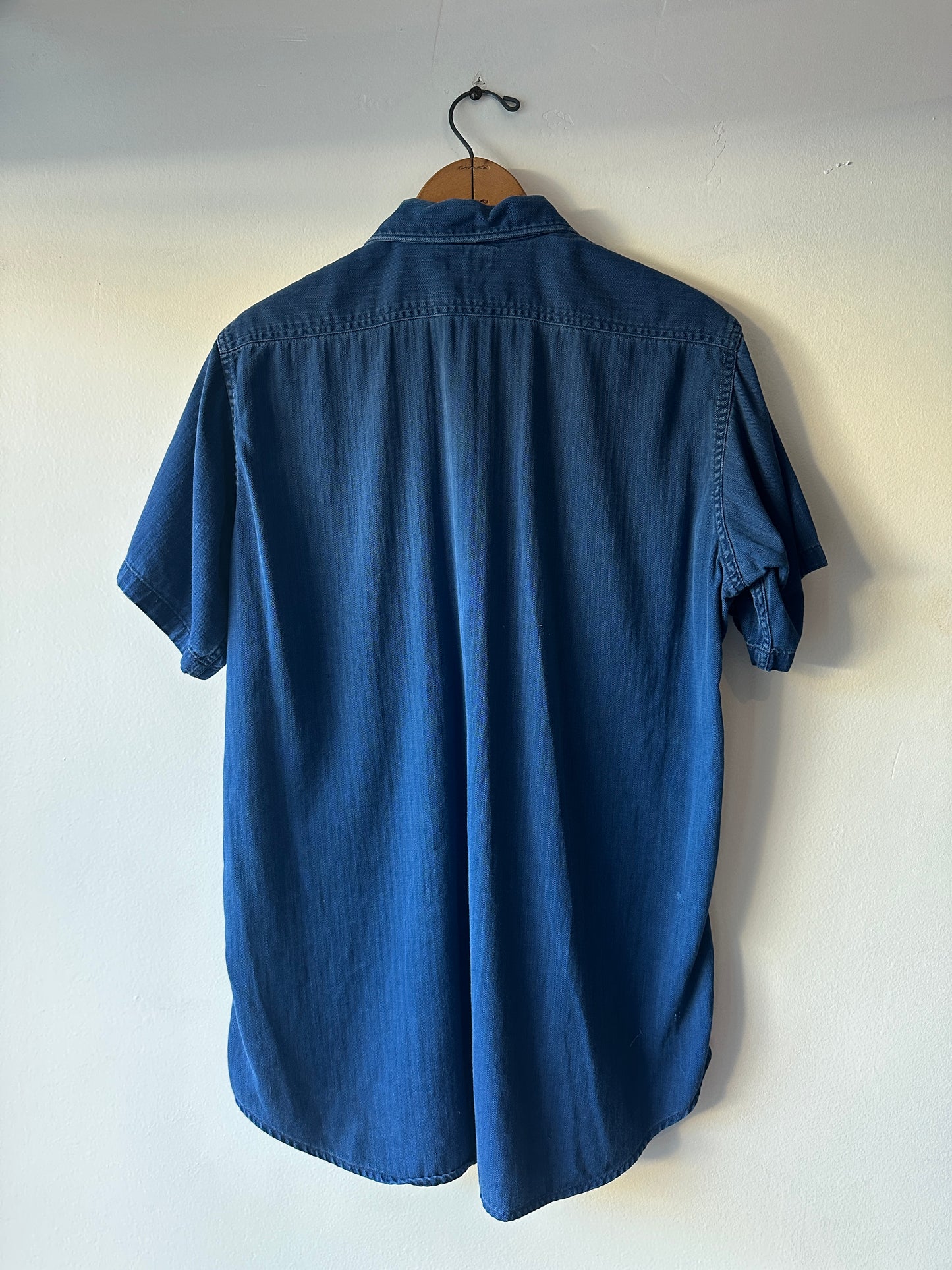 1950's Wascott Sanforized HBT Work Shirt - detail