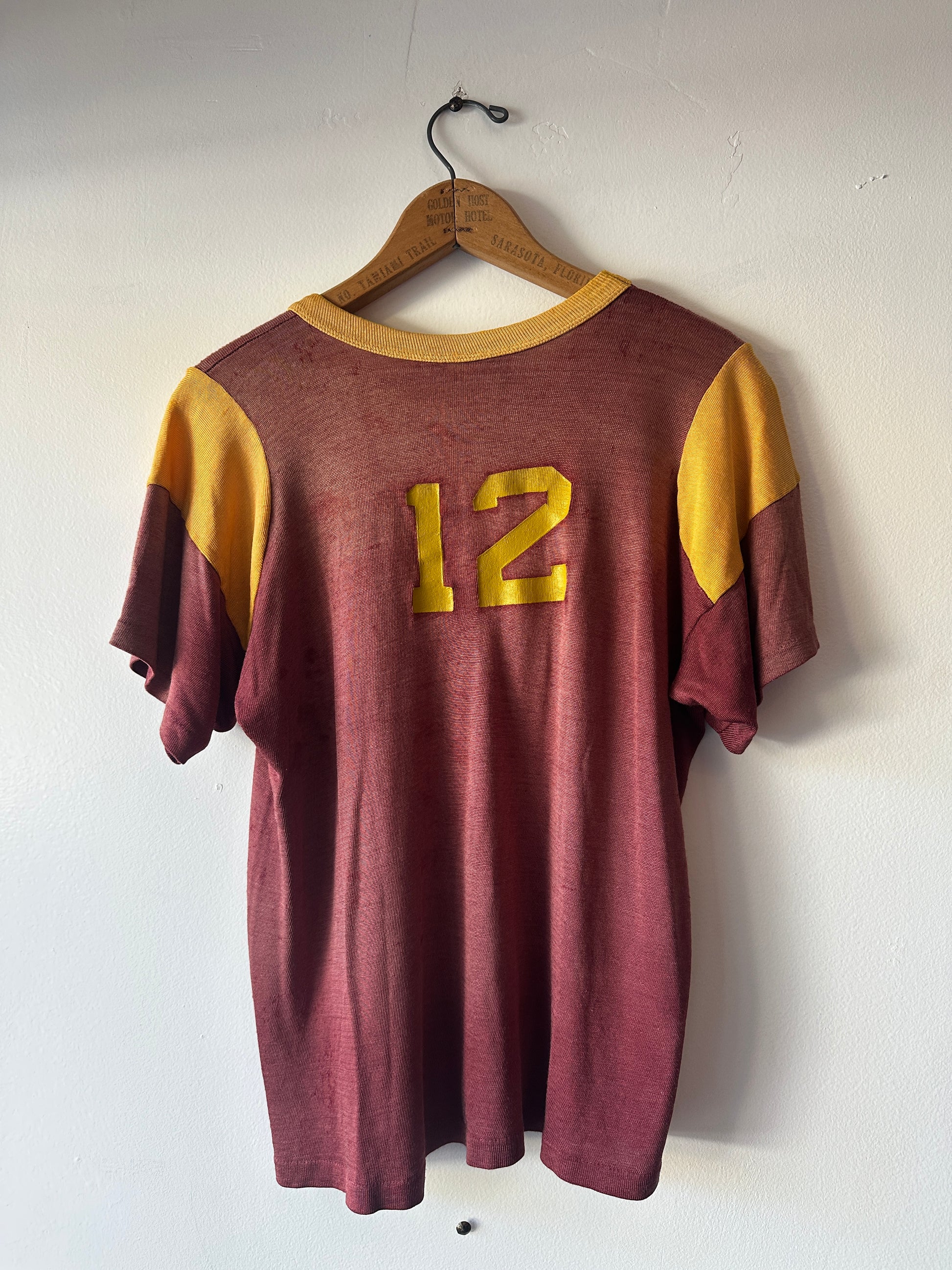 1950's Tiger Football Vintage Jersey - detail