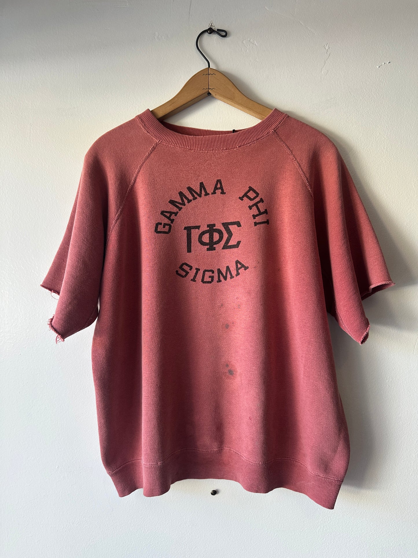 1960's Gamma Phi Sigma Burgundy Crewneck - front