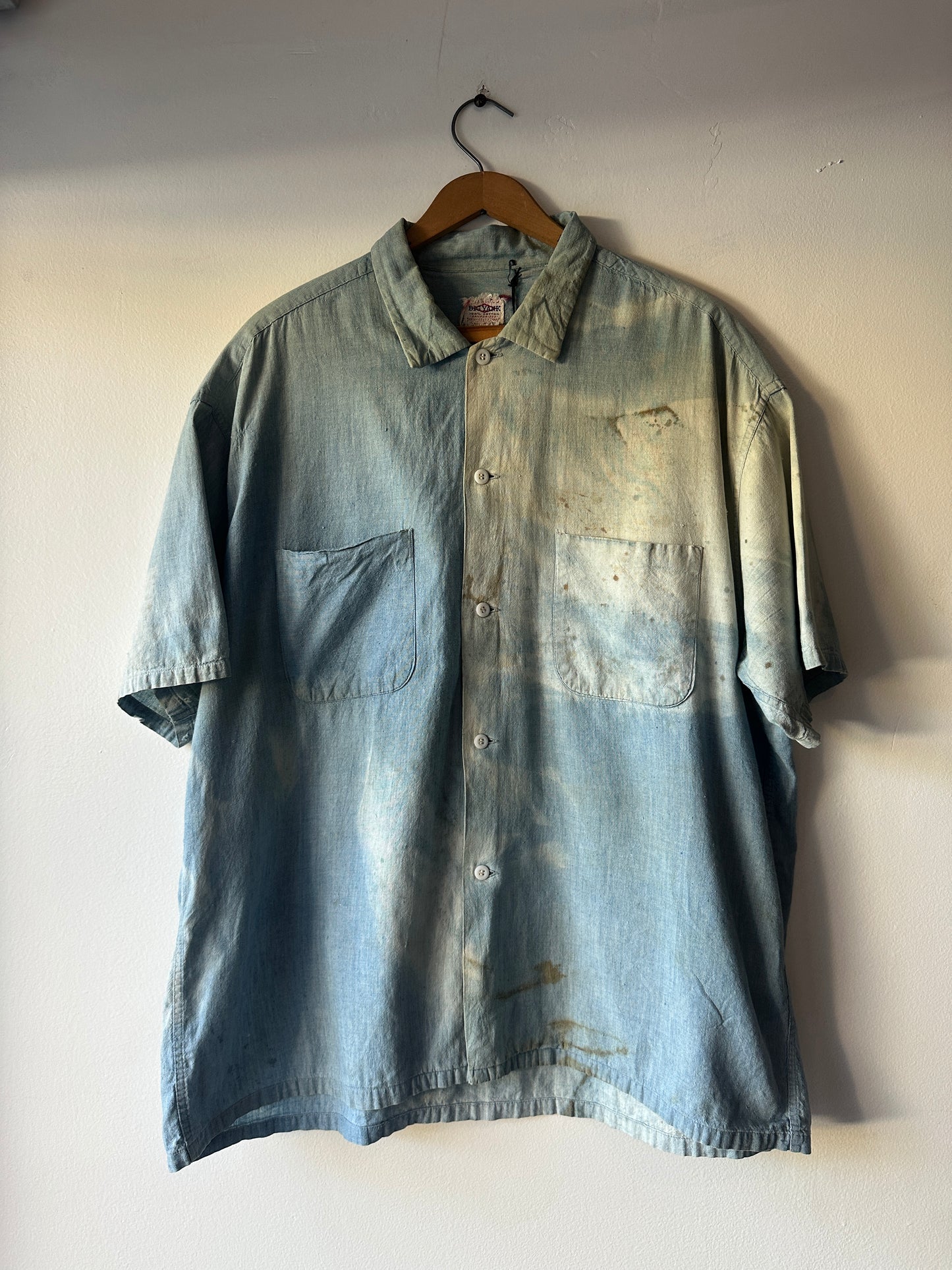 1940's Big Yank Sanforized Chambray Faded Shirt - front