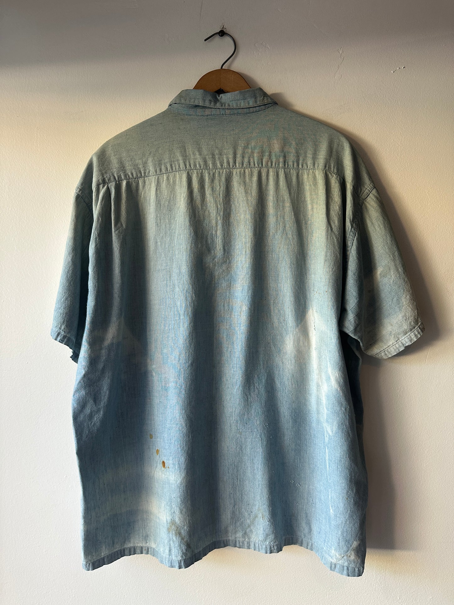 1940's Big Yank Sanforized Chambray Faded Shirt - detail